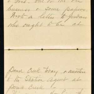 a page of handwritten text