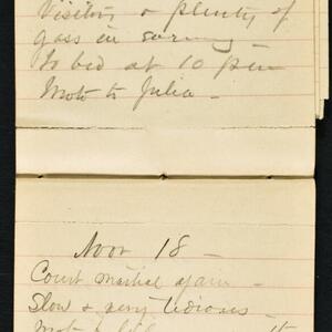 a page of handwritten text