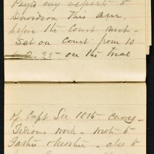 a page of handwritten text