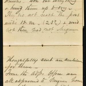 a page of handwritten text