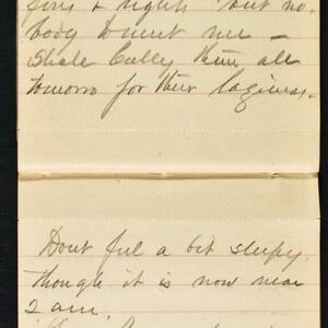 a page of handwritten text