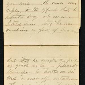 a page of handwritten text