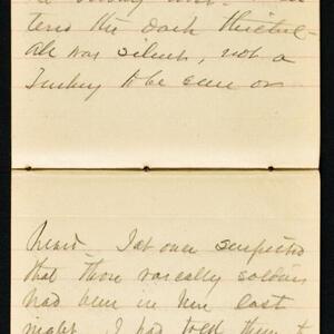 a page of handwritten text
