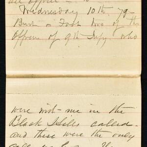 a page of handwritten text