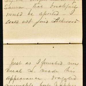 a page of handwritten text