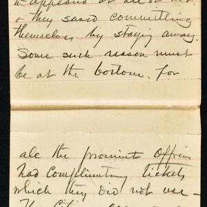 a page of handwritten text