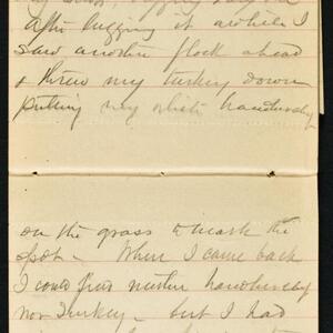 a page of handwritten text