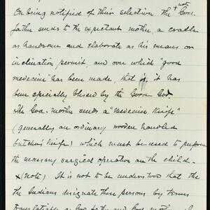a page of handwritten text