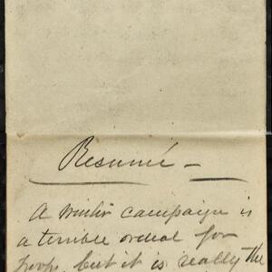 a page of handwritten text