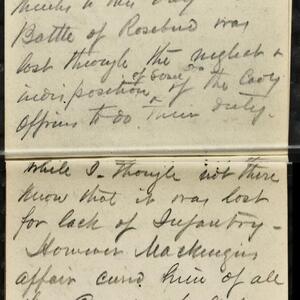 a page of handwritten text