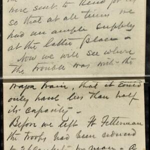 a page of handwritten text