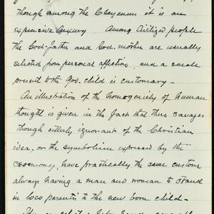 a page of handwritten text