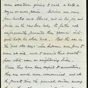 a page of handwritten text