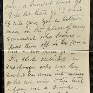 a page of handwritten text