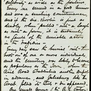 a page of handwritten text