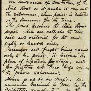a page of handwritten text