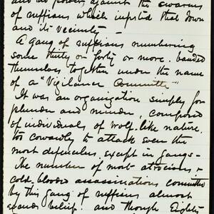 a page of handwritten text