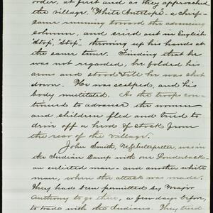 a page of handwritten text