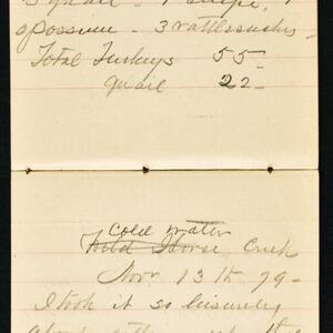a page of handwritten text