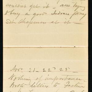 a page of handwritten text