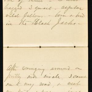 a page of handwritten text