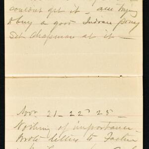 a page of handwritten text