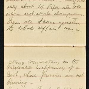 a page of handwritten text