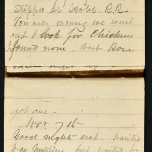 a page of handwritten text