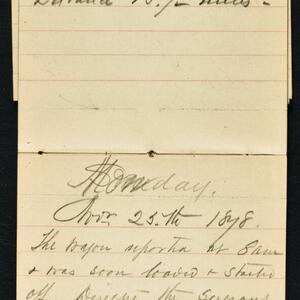 a page of handwritten text