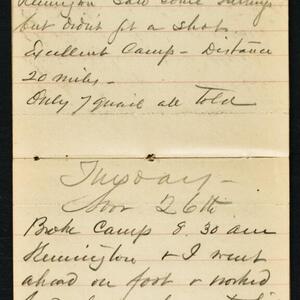 a page of handwritten text