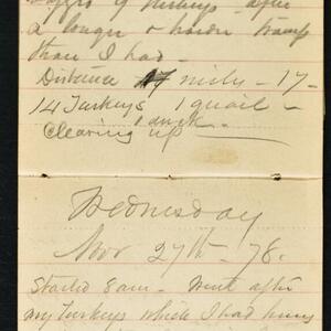 a page of handwritten text