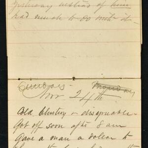 a page of handwritten text