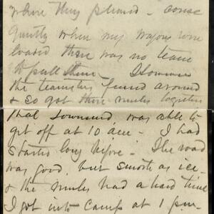 a page of handwritten text