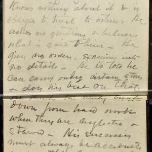 a page of handwritten text