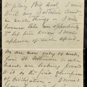 a page of handwritten text