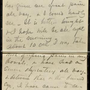 a page of handwritten text