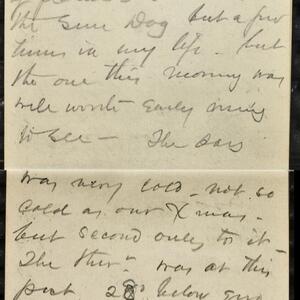 a page of handwritten text