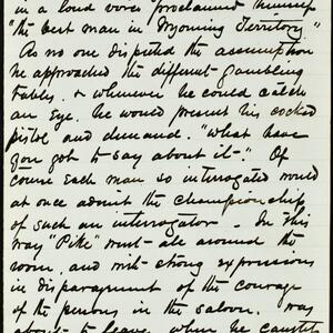 a page of handwritten text
