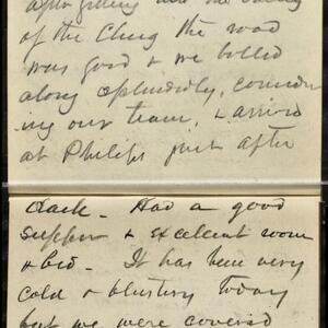 a page of handwritten text