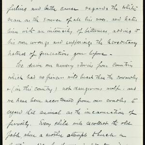 a page of handwritten text