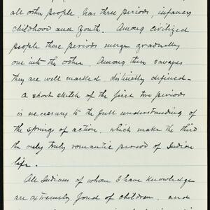 a page of handwritten text
