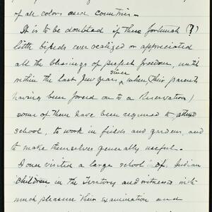 a page of handwritten text