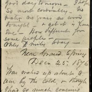 a page of handwritten text