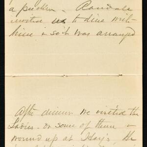 a page of handwritten text