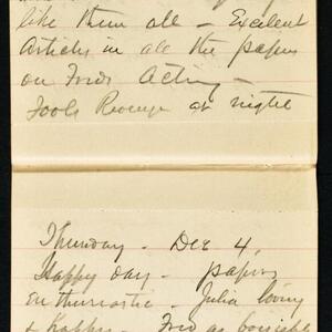 a page of handwritten text