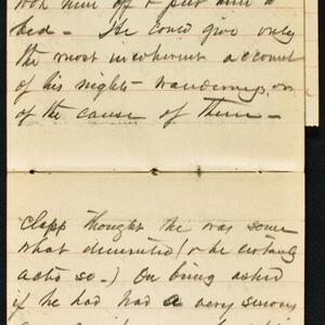 a page of handwritten text