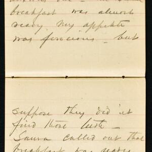 a page of handwritten text