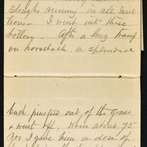 a page of handwritten text