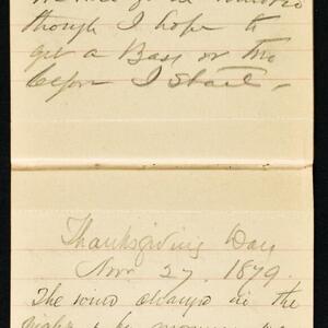 a page of handwritten text
