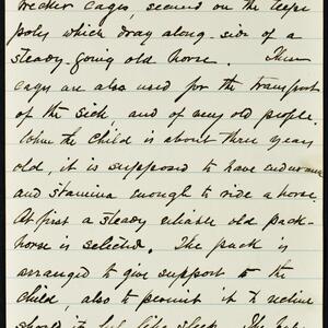 a page of handwritten text